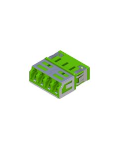 Adapter Sanwa LC APC OS2 QT Dust-prot. flangeless 25 pcs
