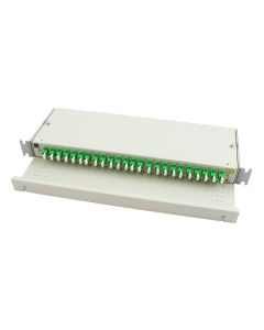 Pre-assembled panel LC APC DPX