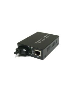 Ethernet-Fiber converter 100MB, single port (pair)