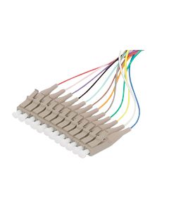 Pigtail LC OM3 2m 12pcs, colors