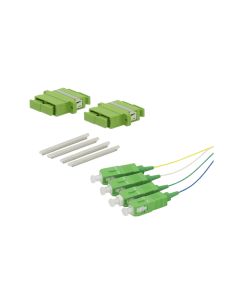 Installation set - 4 Pigtails and 2 SC APC DPX adapters