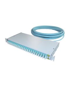 Data center panel assembly OM3 96 fibers LC QT 10m