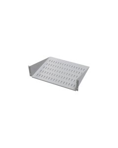Front mounted shelf for rack