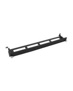 Cable manager 100mm removable front plate black