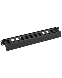 Plastic Horizontal Cable Manager 1U 19"