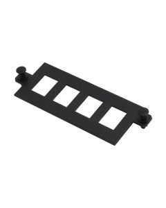 Connector plate 4x CAT6/CAT6A